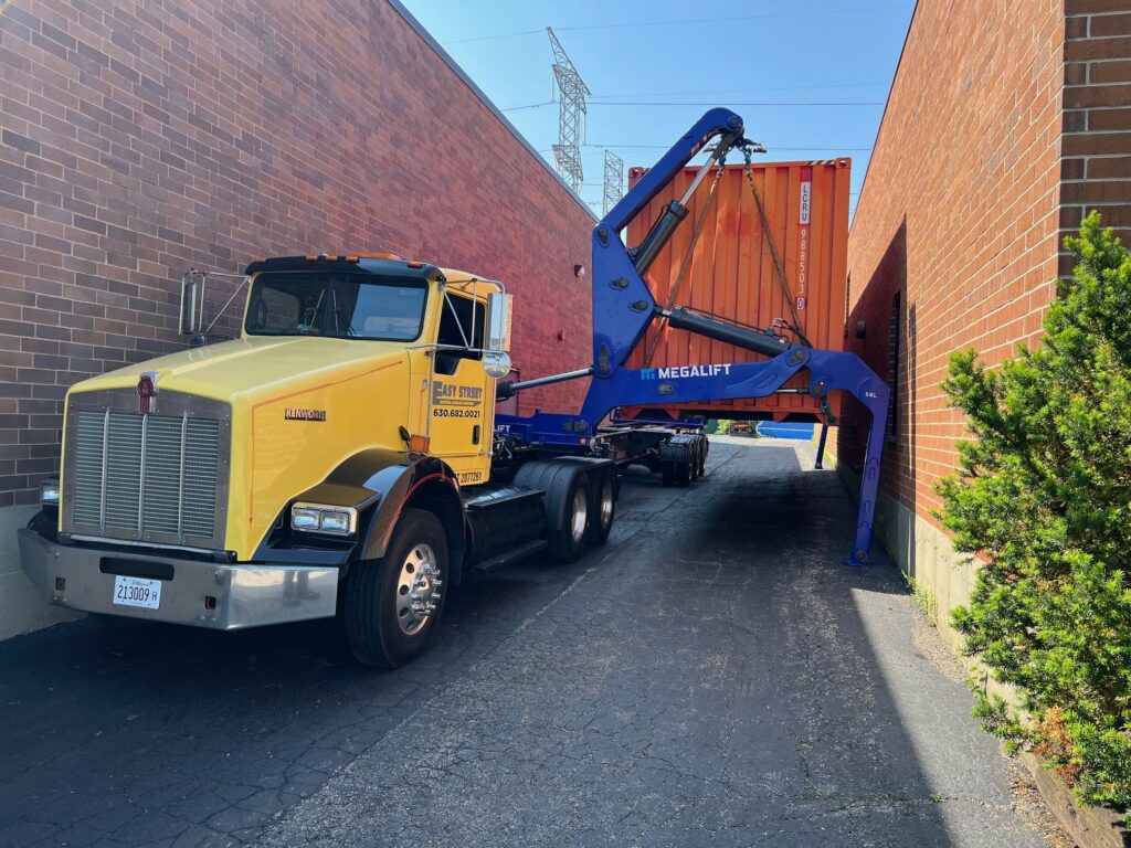 Easy Street Megalift Container Loading
